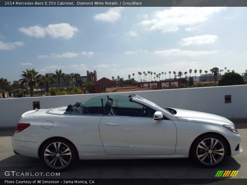 Diamond White Metallic / Grey/Black 2014 Mercedes-Benz E 350 Cabriolet