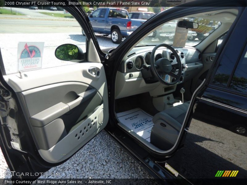 Brilliant Black Crystal Pearl / Pastel Slate Gray 2008 Chrysler PT Cruiser Touring