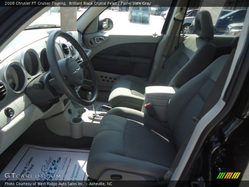 Brilliant Black Crystal Pearl / Pastel Slate Gray 2008 Chrysler PT Cruiser Touring