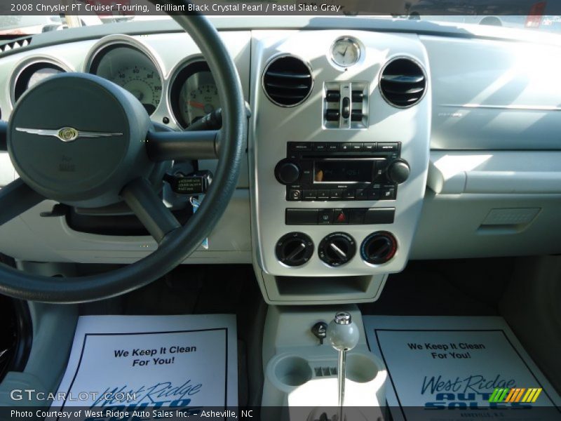 Brilliant Black Crystal Pearl / Pastel Slate Gray 2008 Chrysler PT Cruiser Touring