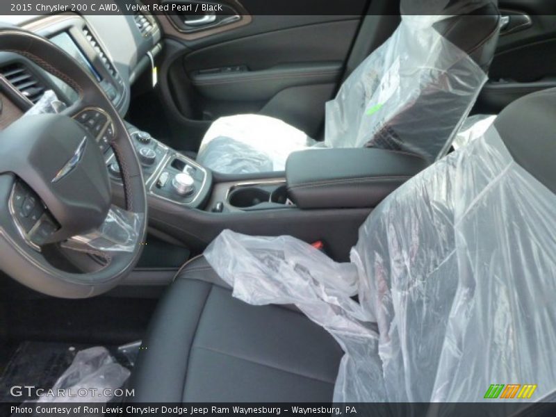 Velvet Red Pearl / Black 2015 Chrysler 200 C AWD