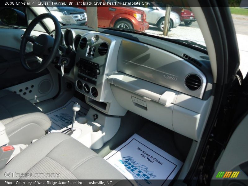 Brilliant Black Crystal Pearl / Pastel Slate Gray 2008 Chrysler PT Cruiser Touring