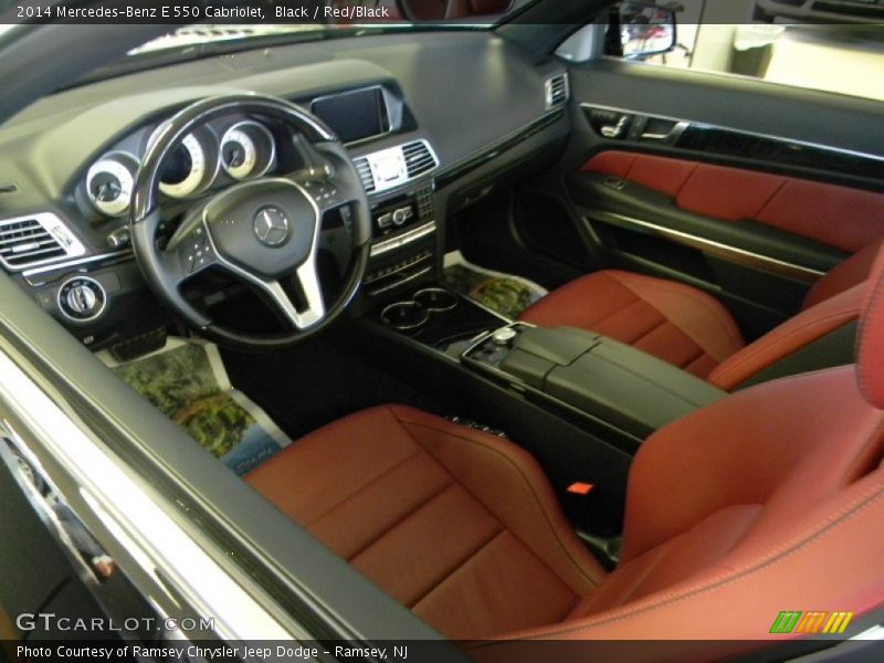 Red/Black Interior - 2014 E 550 Cabriolet 