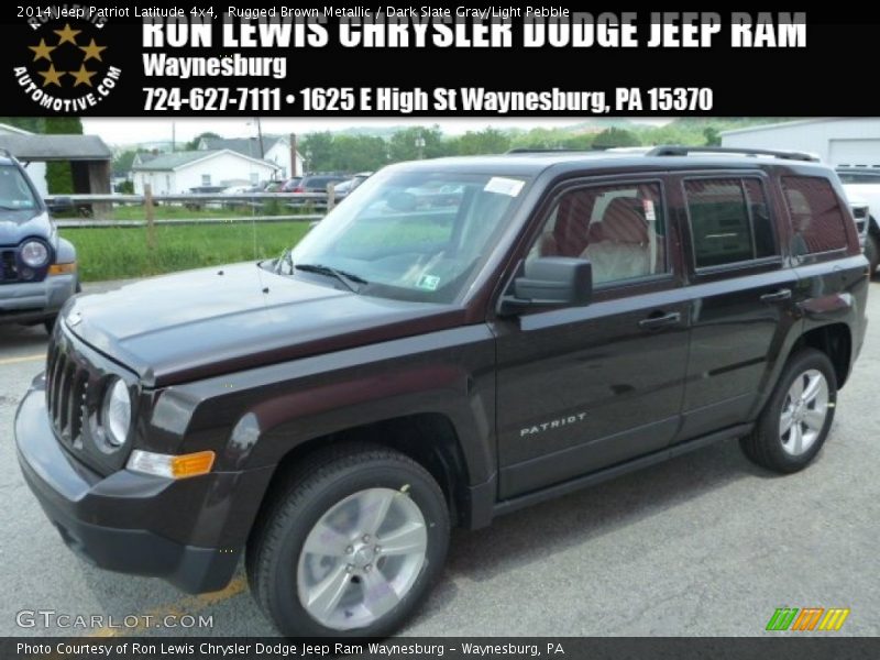 Rugged Brown Metallic / Dark Slate Gray/Light Pebble 2014 Jeep Patriot Latitude 4x4