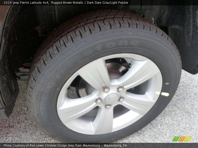 Rugged Brown Metallic / Dark Slate Gray/Light Pebble 2014 Jeep Patriot Latitude 4x4