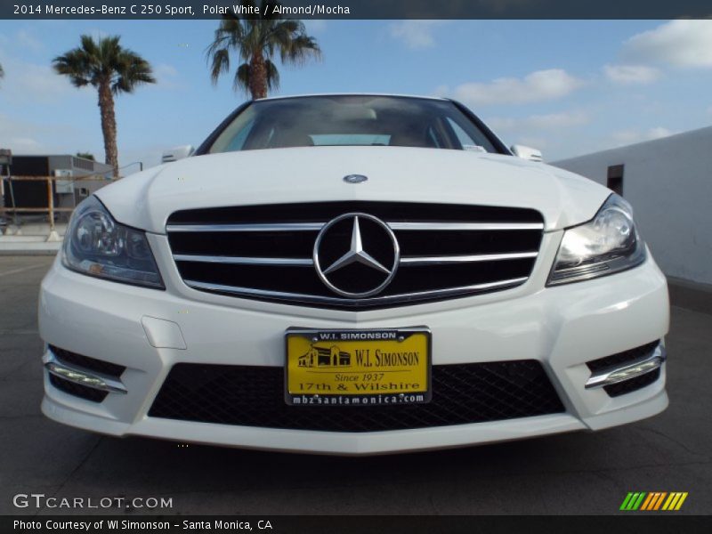 Polar White / Almond/Mocha 2014 Mercedes-Benz C 250 Sport