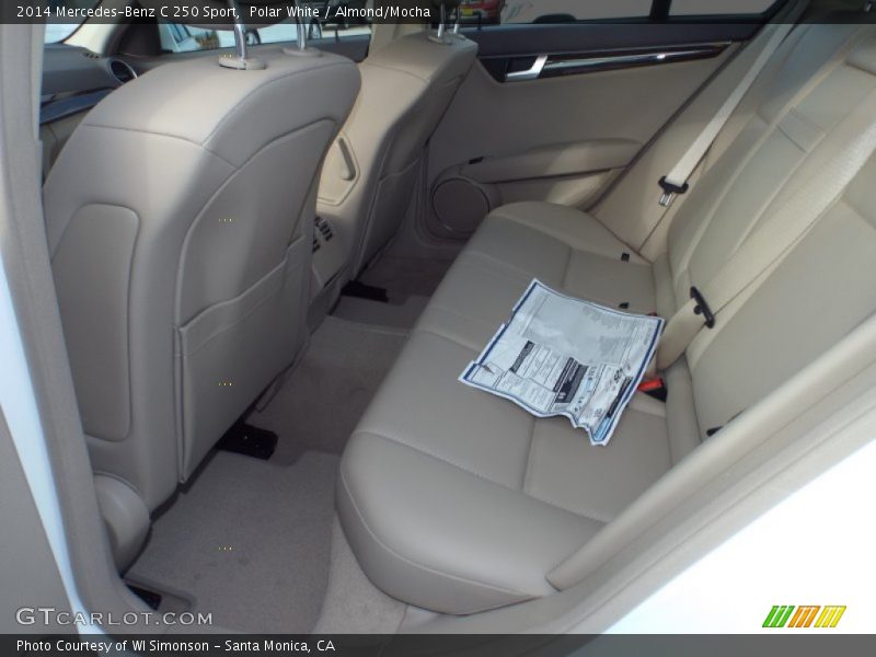 Polar White / Almond/Mocha 2014 Mercedes-Benz C 250 Sport