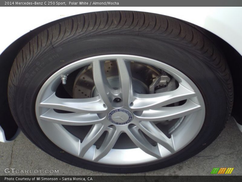 Polar White / Almond/Mocha 2014 Mercedes-Benz C 250 Sport