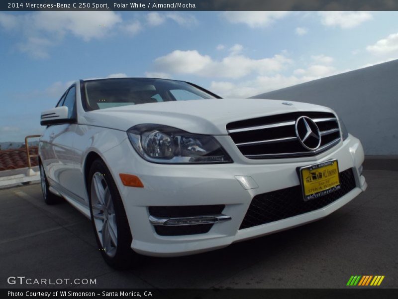 Polar White / Almond/Mocha 2014 Mercedes-Benz C 250 Sport