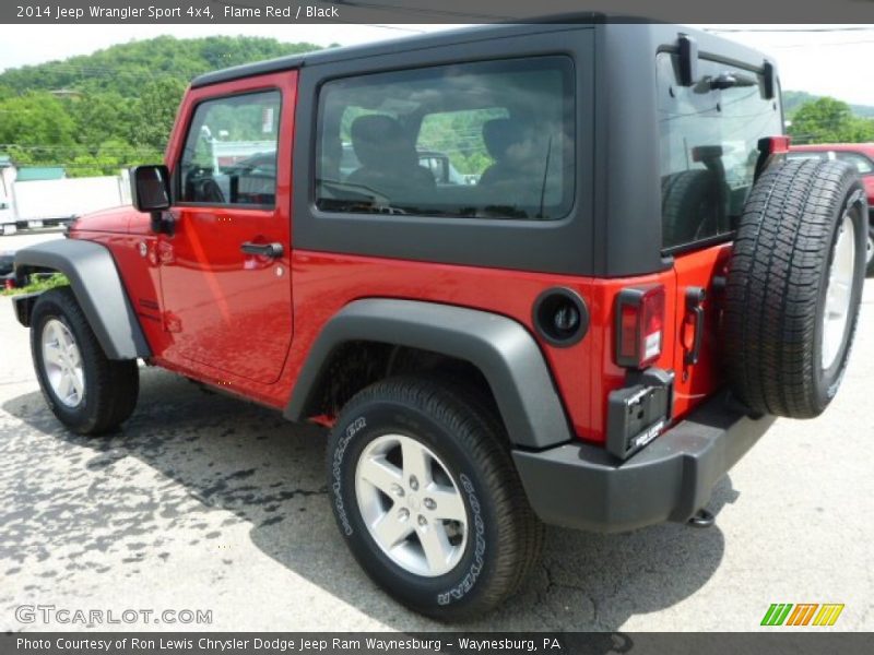 Flame Red / Black 2014 Jeep Wrangler Sport 4x4