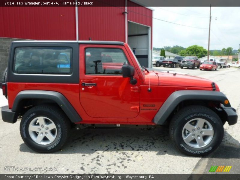 Flame Red / Black 2014 Jeep Wrangler Sport 4x4