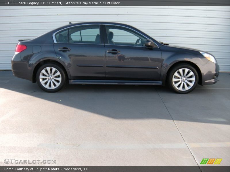 Graphite Gray Metallic / Off Black 2012 Subaru Legacy 3.6R Limited