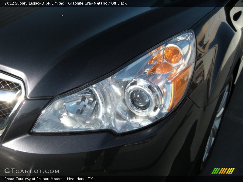 Graphite Gray Metallic / Off Black 2012 Subaru Legacy 3.6R Limited