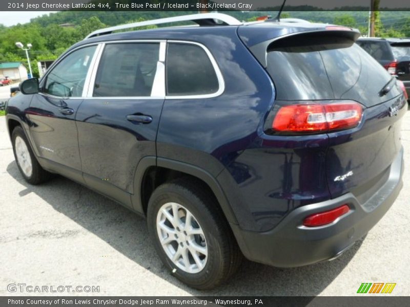 True Blue Pearl / Iceland - Black/Iceland Gray 2014 Jeep Cherokee Latitude 4x4