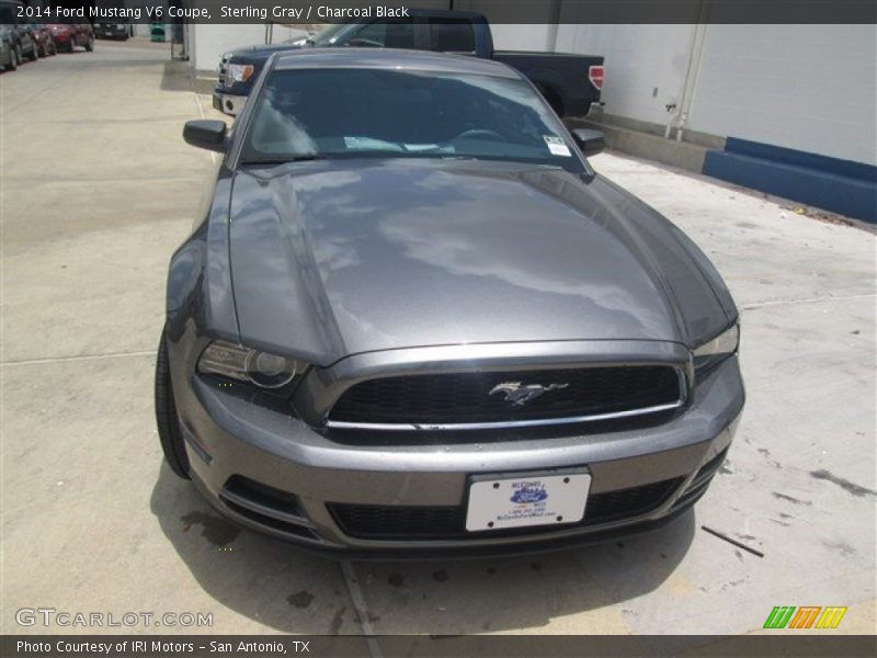Sterling Gray / Charcoal Black 2014 Ford Mustang V6 Coupe