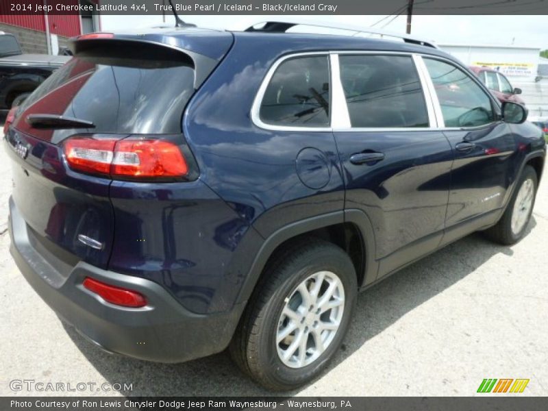 True Blue Pearl / Iceland - Black/Iceland Gray 2014 Jeep Cherokee Latitude 4x4