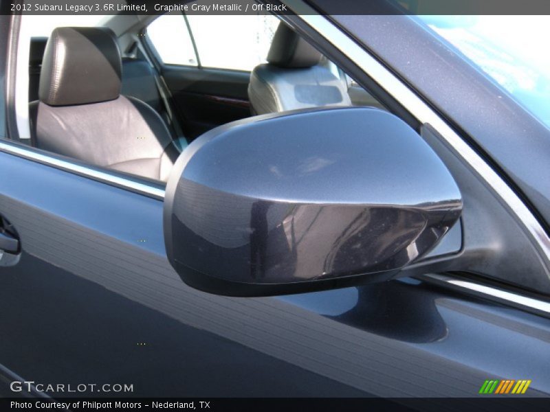Graphite Gray Metallic / Off Black 2012 Subaru Legacy 3.6R Limited