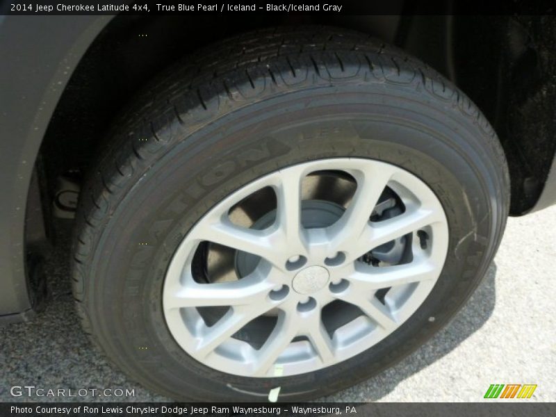 True Blue Pearl / Iceland - Black/Iceland Gray 2014 Jeep Cherokee Latitude 4x4