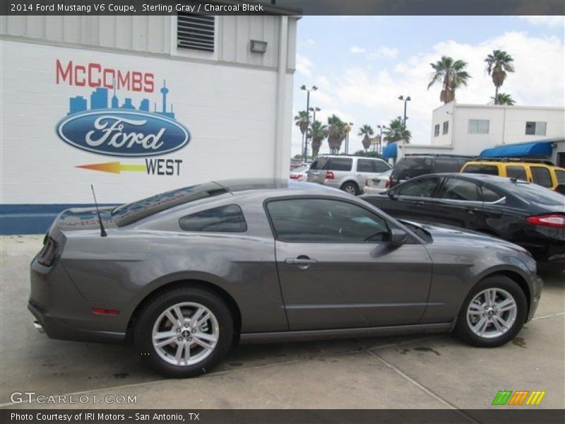 Sterling Gray / Charcoal Black 2014 Ford Mustang V6 Coupe
