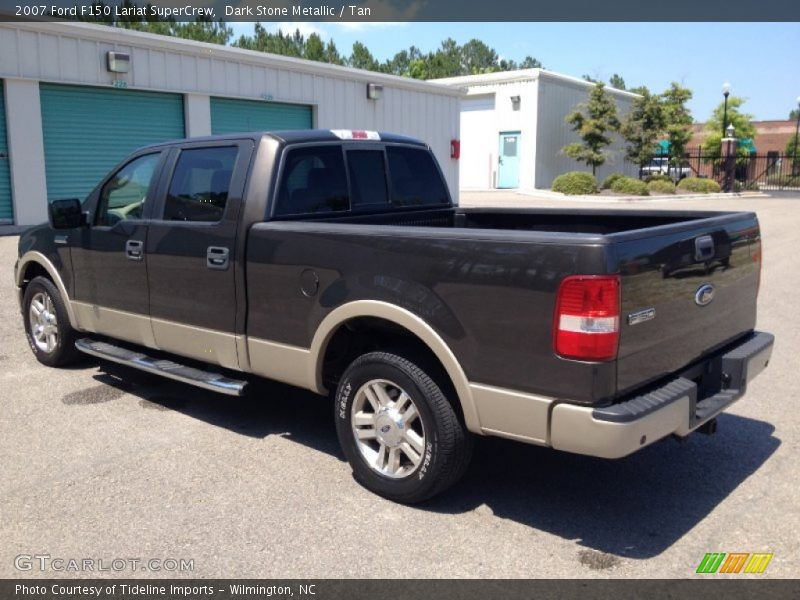 Dark Stone Metallic / Tan 2007 Ford F150 Lariat SuperCrew