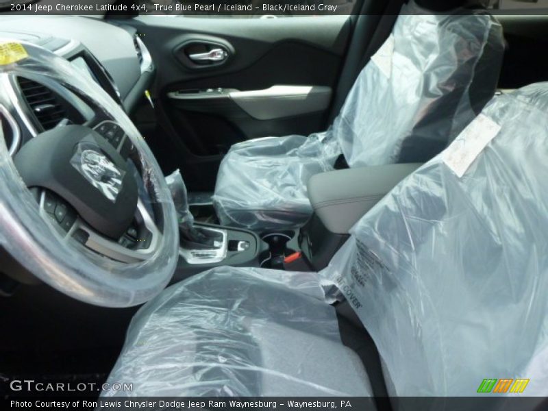 True Blue Pearl / Iceland - Black/Iceland Gray 2014 Jeep Cherokee Latitude 4x4
