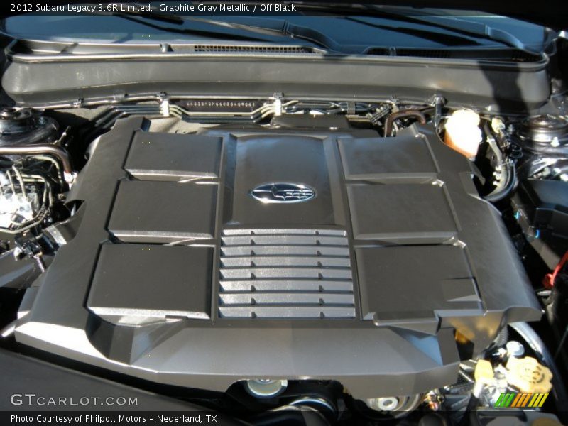 Graphite Gray Metallic / Off Black 2012 Subaru Legacy 3.6R Limited