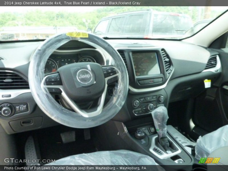 True Blue Pearl / Iceland - Black/Iceland Gray 2014 Jeep Cherokee Latitude 4x4