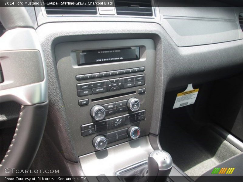 Sterling Gray / Charcoal Black 2014 Ford Mustang V6 Coupe