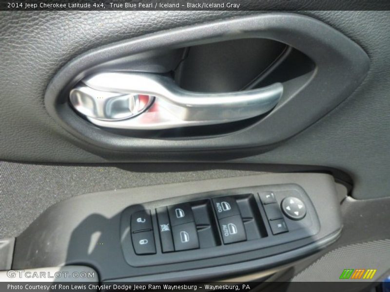 True Blue Pearl / Iceland - Black/Iceland Gray 2014 Jeep Cherokee Latitude 4x4