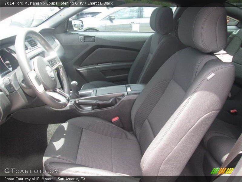 Sterling Gray / Charcoal Black 2014 Ford Mustang V6 Coupe