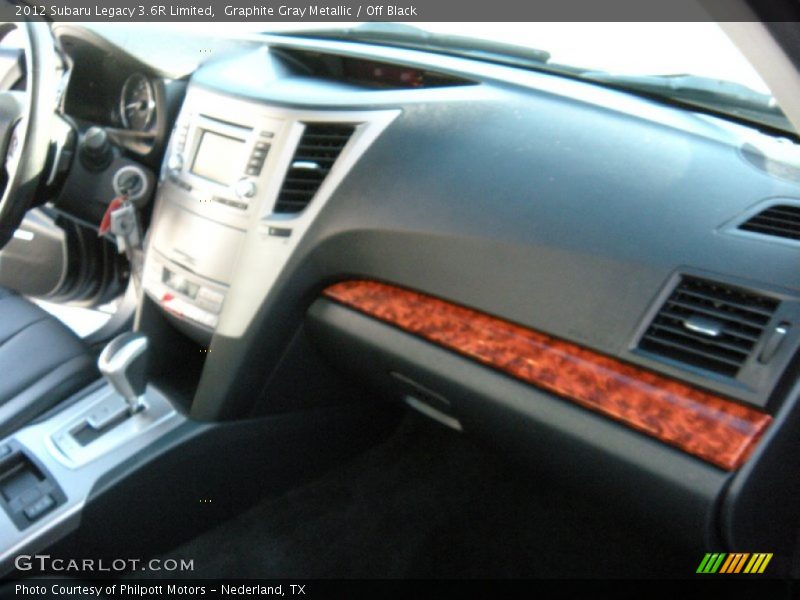Graphite Gray Metallic / Off Black 2012 Subaru Legacy 3.6R Limited