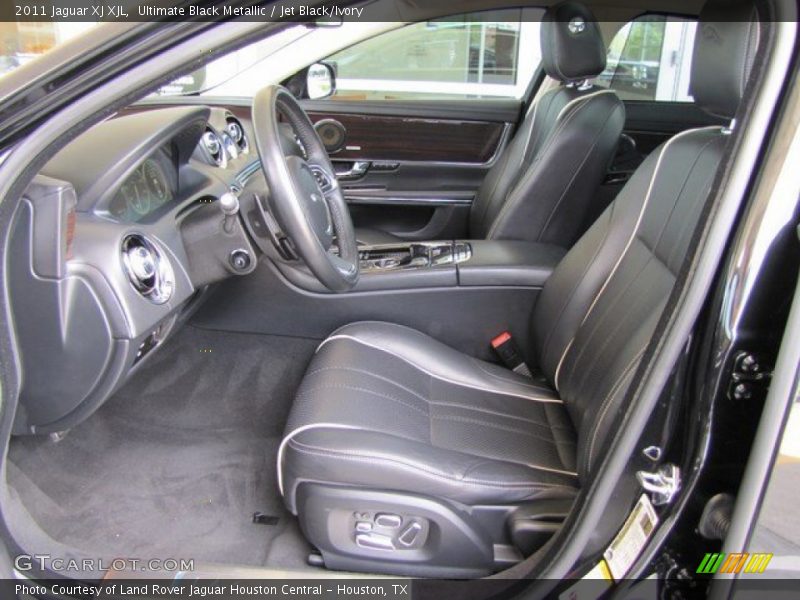 Ultimate Black Metallic / Jet Black/Ivory 2011 Jaguar XJ XJL