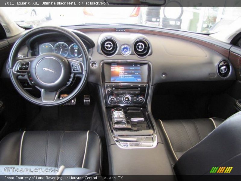 Ultimate Black Metallic / Jet Black/Ivory 2011 Jaguar XJ XJL