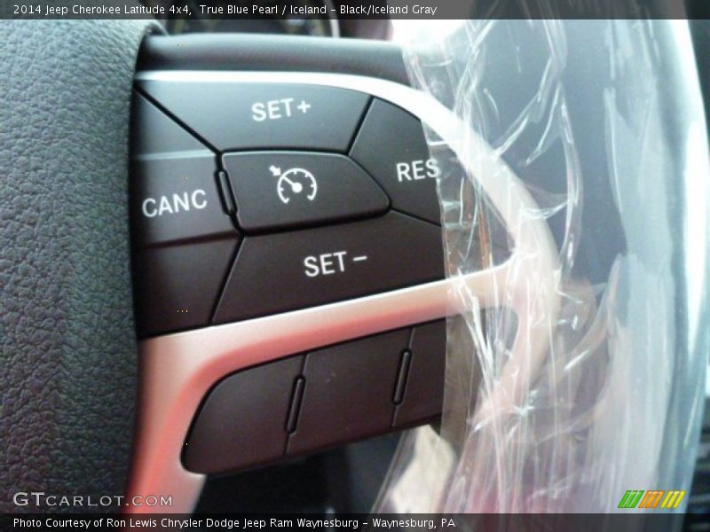 True Blue Pearl / Iceland - Black/Iceland Gray 2014 Jeep Cherokee Latitude 4x4
