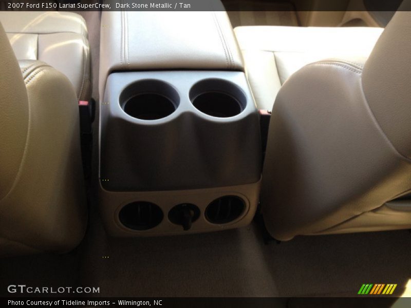 Dark Stone Metallic / Tan 2007 Ford F150 Lariat SuperCrew