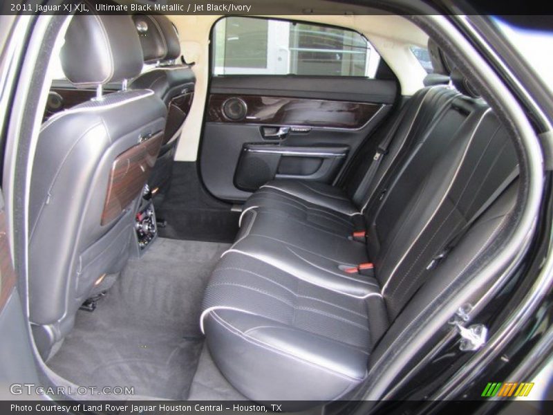 Ultimate Black Metallic / Jet Black/Ivory 2011 Jaguar XJ XJL