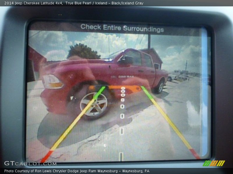 True Blue Pearl / Iceland - Black/Iceland Gray 2014 Jeep Cherokee Latitude 4x4