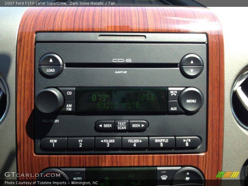 Dark Stone Metallic / Tan 2007 Ford F150 Lariat SuperCrew