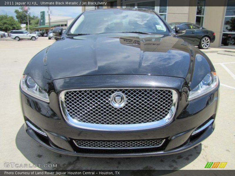 Ultimate Black Metallic / Jet Black/Ivory 2011 Jaguar XJ XJL