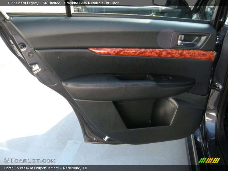 Graphite Gray Metallic / Off Black 2012 Subaru Legacy 3.6R Limited