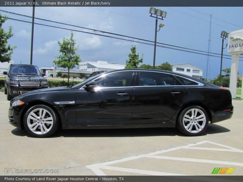Ultimate Black Metallic / Jet Black/Ivory 2011 Jaguar XJ XJL