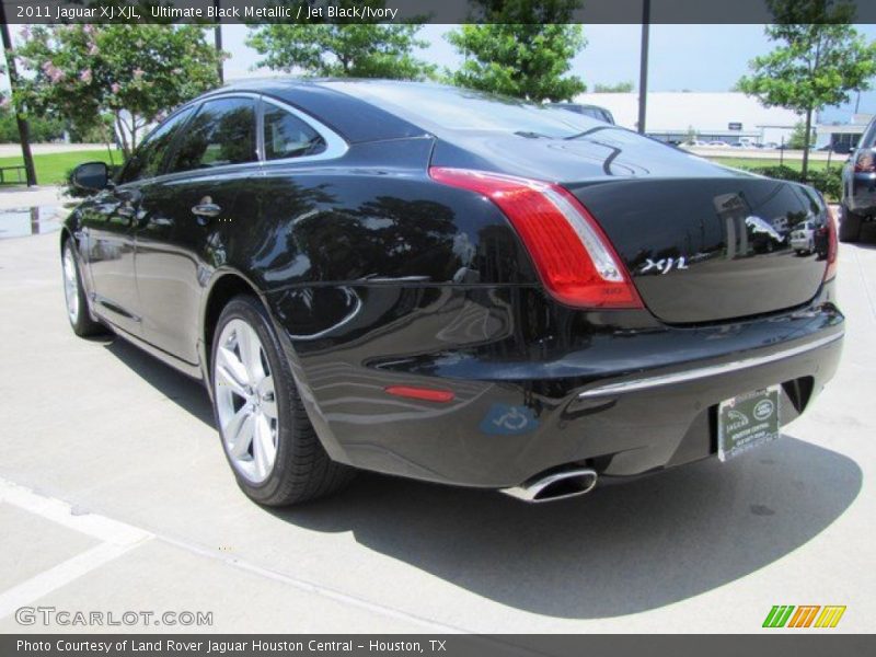 Ultimate Black Metallic / Jet Black/Ivory 2011 Jaguar XJ XJL