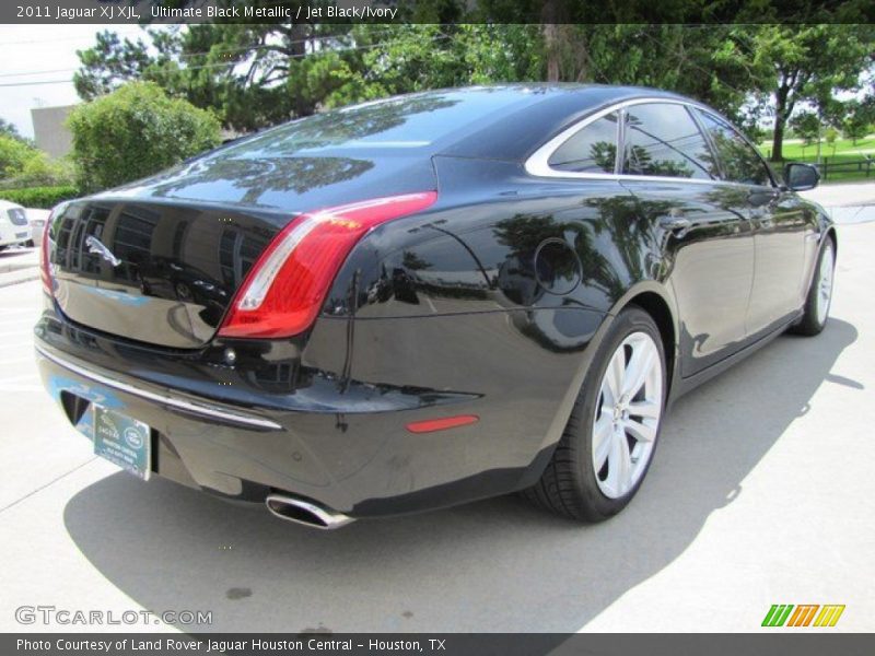 Ultimate Black Metallic / Jet Black/Ivory 2011 Jaguar XJ XJL