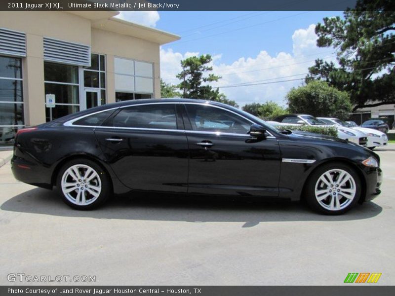 Ultimate Black Metallic / Jet Black/Ivory 2011 Jaguar XJ XJL