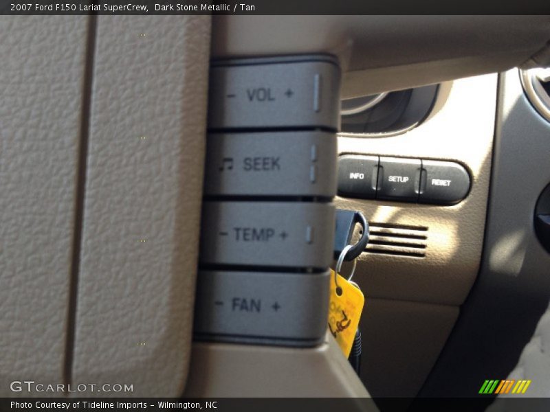 Dark Stone Metallic / Tan 2007 Ford F150 Lariat SuperCrew