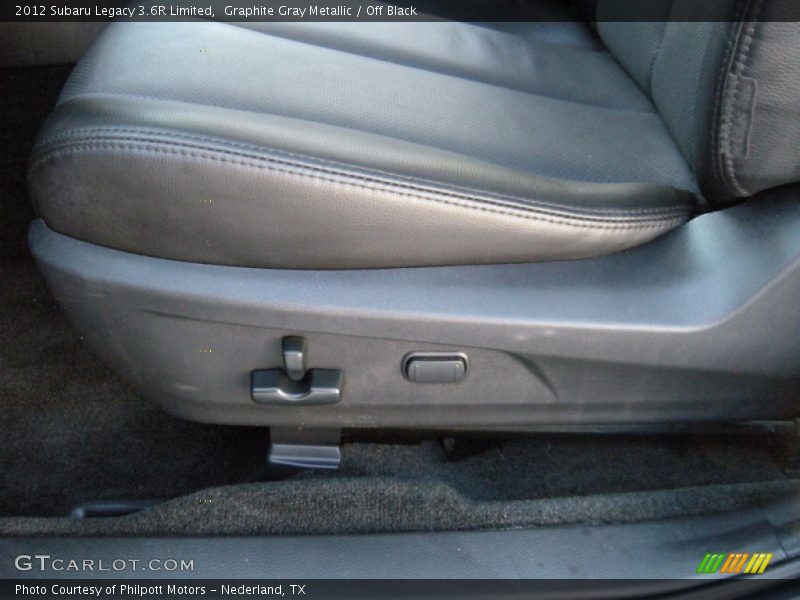 Graphite Gray Metallic / Off Black 2012 Subaru Legacy 3.6R Limited