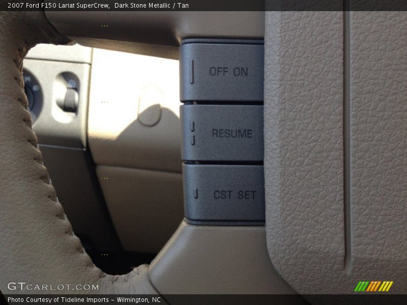 Dark Stone Metallic / Tan 2007 Ford F150 Lariat SuperCrew