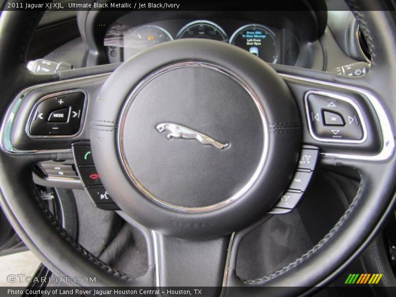 Ultimate Black Metallic / Jet Black/Ivory 2011 Jaguar XJ XJL