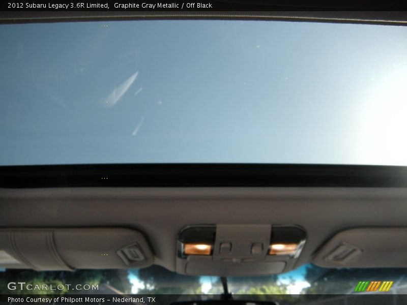 Graphite Gray Metallic / Off Black 2012 Subaru Legacy 3.6R Limited