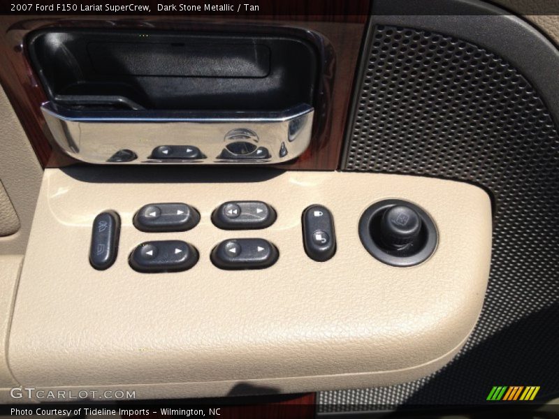 Dark Stone Metallic / Tan 2007 Ford F150 Lariat SuperCrew